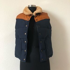 Penfield Fur Colorblock Vest